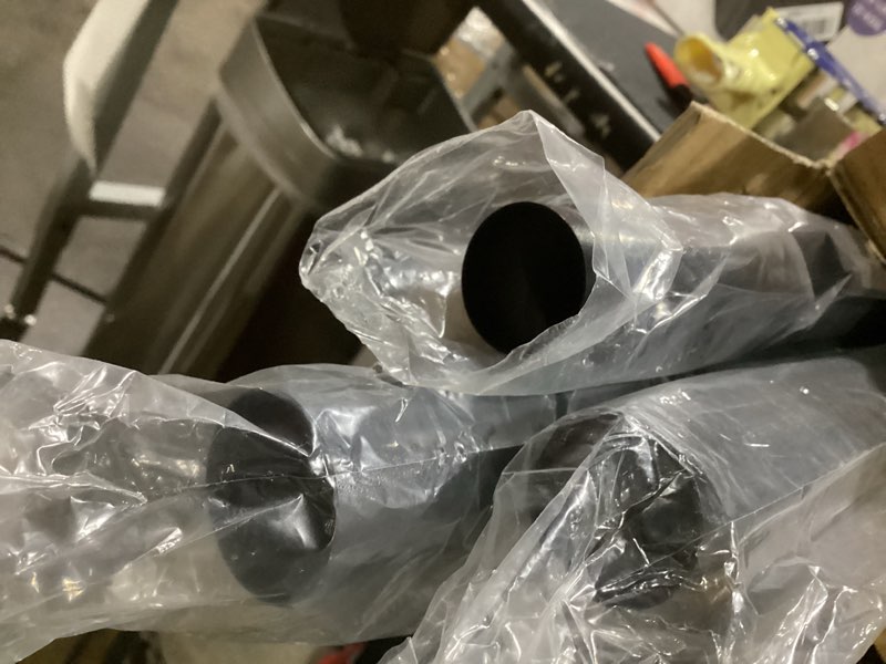 Condition photo showing Good Condition for tension curtain rod 51-165 inch, extra long curtain rod no drilling for window or bathroom, outdoor curtain rods for patio, easy to install, never rust, rod diameter 1.26 inches-black black 51''-165''
