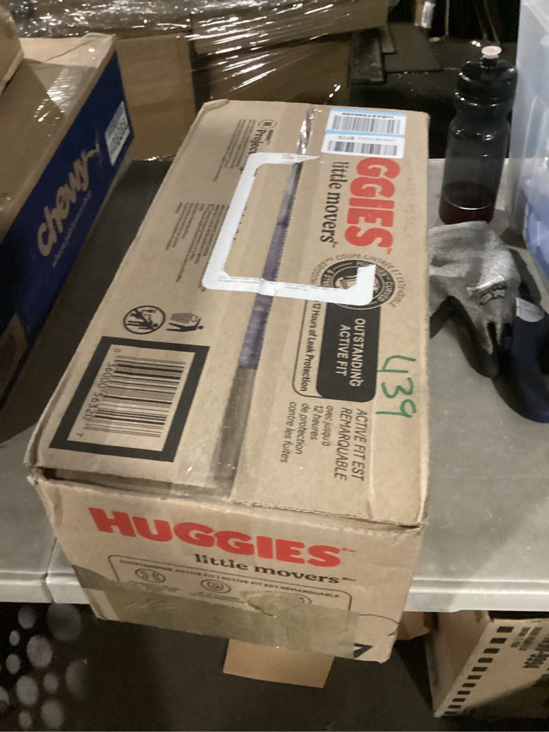 Condition photo showing New/Like New for Huggies Size 7 Diapers, Little Movers Baby Diapers, Size 7 (41+ lbs), 88 Count (2 Packs of 44), Packaging May Vary