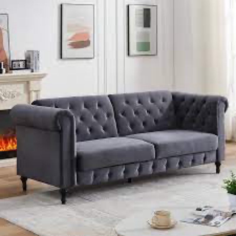 5185-S1-Grey sofa incomplete 