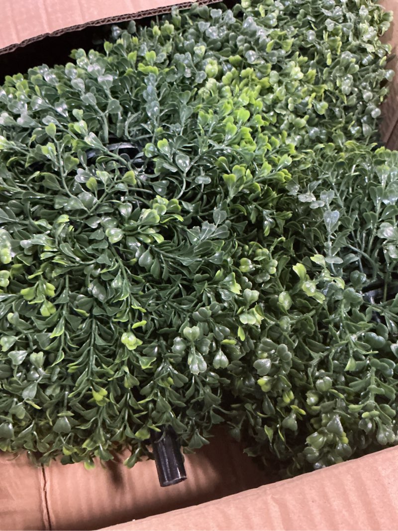 Condition photo showing Good Condition for nearly natural 36in artificial triple ball boxwood topiary tree - indoor outdoor realistic faux greenery for home patio office decor, low maintenance
