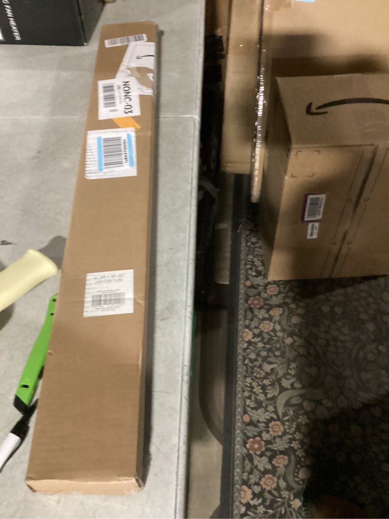 Condition photo showing New/Like New for LazBlinds Cordless Cellular Shades, No Tools No Drill Blackout Honeycomb Shades Pleated Blinds for Windows, 29" W x 64" H, Soft Cream Blackout-soft Cream 29'' W x 64'' H