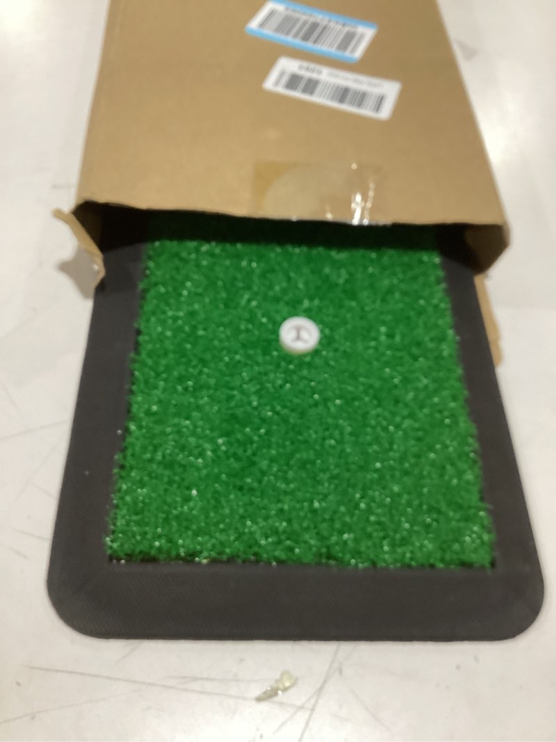 Condition photo showing Good Condition for SAPLIZE Foldable Heavy-Duty Golf Hitting Mat with 10mm EVA Backing for Indoor/Outdoor Swing & Chipping, Golf Accessories & Gift for Men & Women Fairway Green Mat