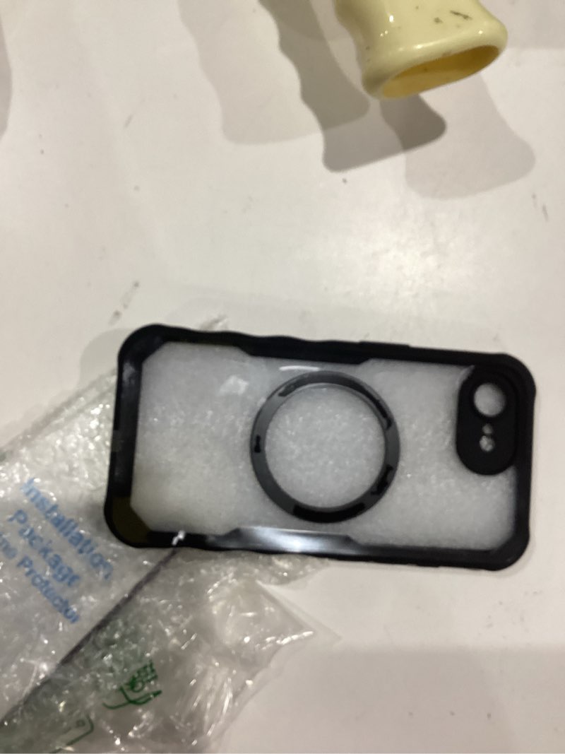 Condition photo showing Good Condition for cenhufo magnetic privacy for iphone 16e case [compatible with magsafe] full body phone case built-in 9h tempered glass privacy screen protector and camera protector, shockproof bumper cover -black iphone 16e black