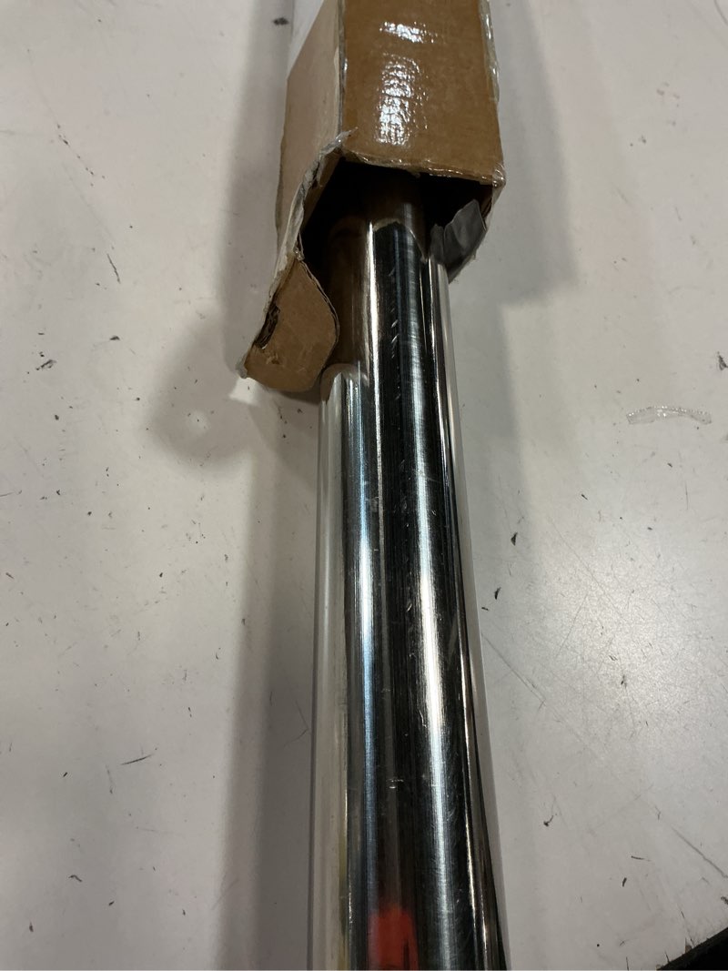 Condition photo showing Good Condition for rocaris 1-1/2" od, 2 feet length, 304 stainless steel tubing, 24" round straight steel pipe metal tube, 1.35mm wall thickness weldable tubing