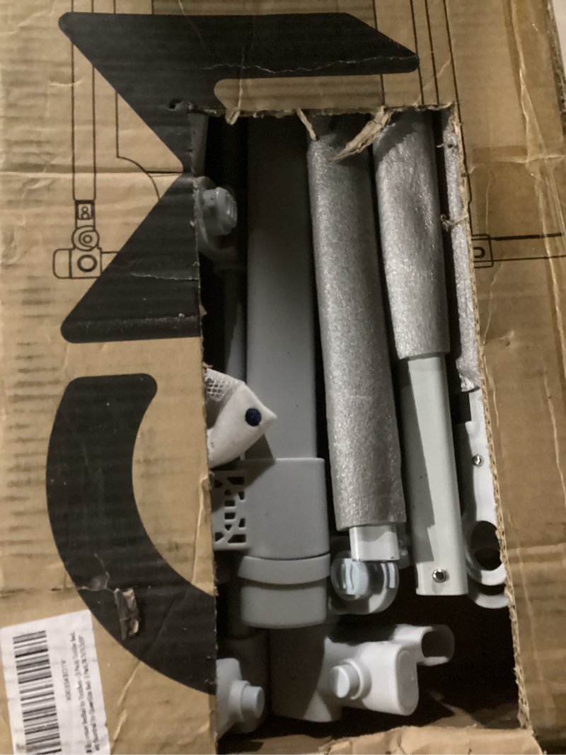 Condition photo showing As Is for omzer 3-Piece Bed Rails for Queen Bed - Height Adjustable Bed Rail for Toddlers with Double Child Lock, Bed Rail for Baby Kids with Pattern, Infants Toddler Bed Gate for Queen Size Bed, 78.7x78.7x59” 78.7x78.7x59 inch