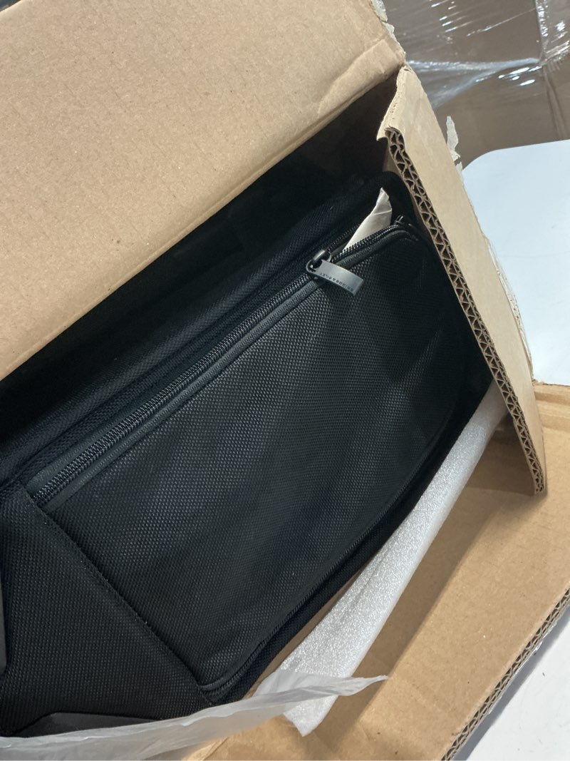 Condition photo showing Good Condition for briggs & riley cabin spinner - carry on luggage for travel, suitcases with wheels, softside rolling bag for men & women, fits under plane seat, interlocking handle - baseline collection, black black 16" underseat cabin bag