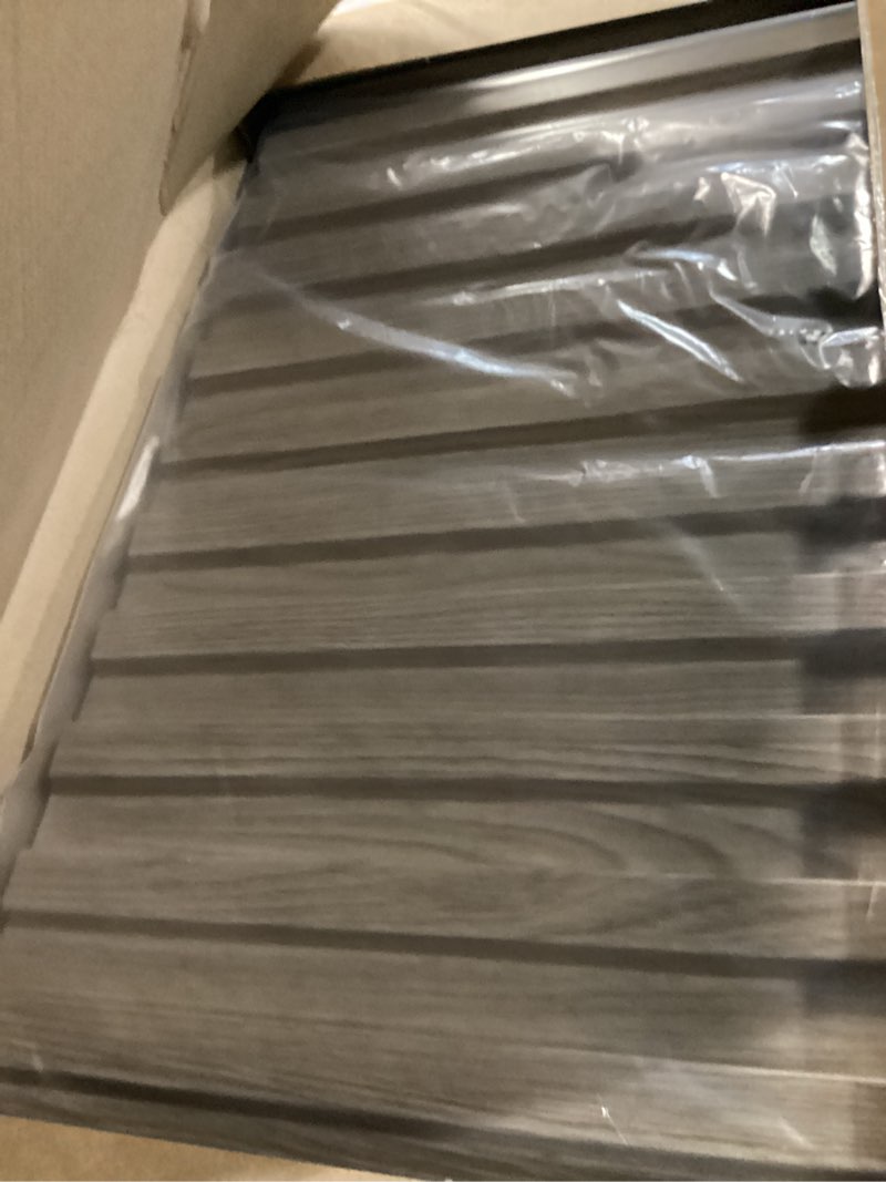 Condition photo showing New/Like New for art3d slat wall panel, 3d fluted textured panel 12-tile 19.7 x 19.7in. - walnut