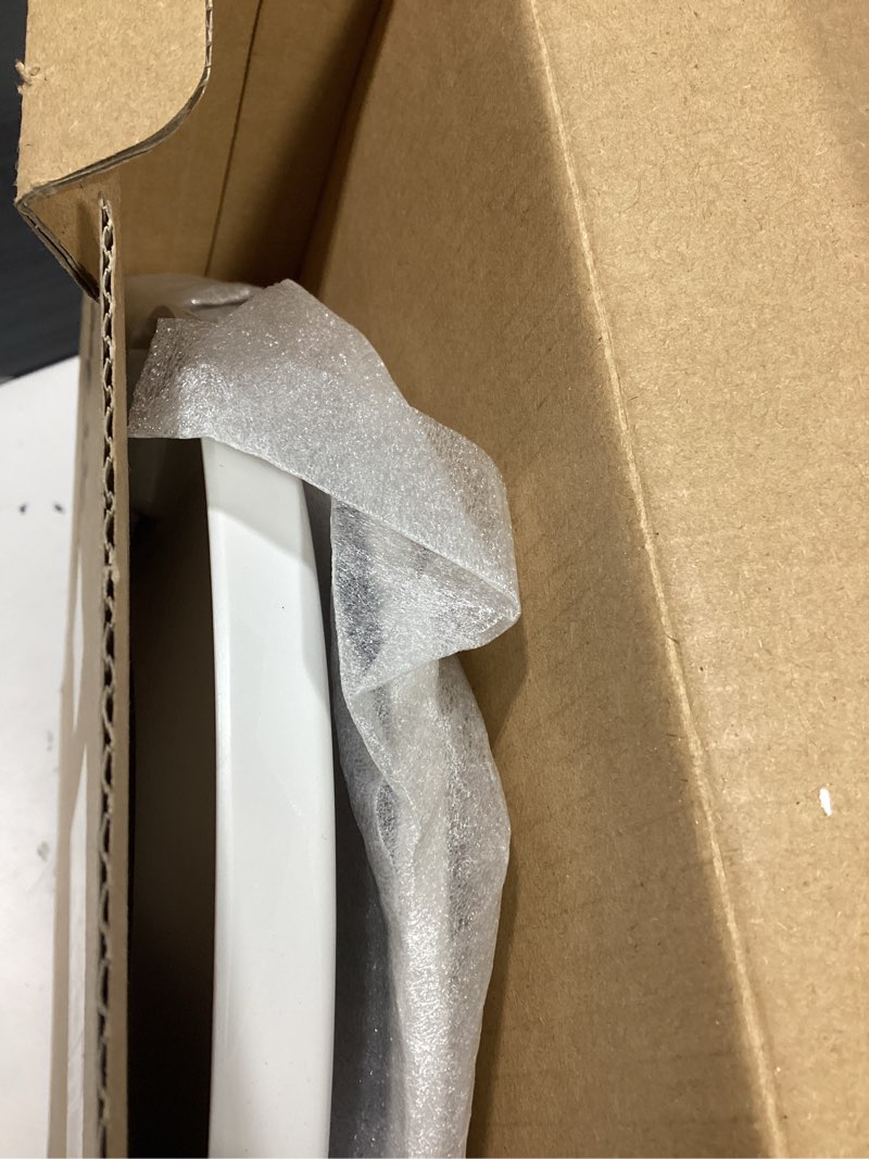 Condition photo showing Good Condition for american standard 5503a00b.020 transitional elongated toilet seat soft close, white elongated front