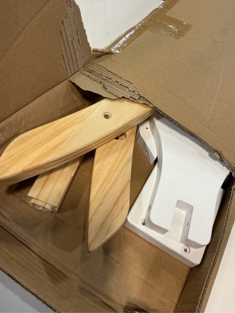 Condition photo showing Good Condition for Wooden Rocking Horse Baby Ride On Toy for Toddlers Solid Wood Classic Design with Comfortable Pedal and Safe Backrest Ideal Gift for Kids (Classic, White)