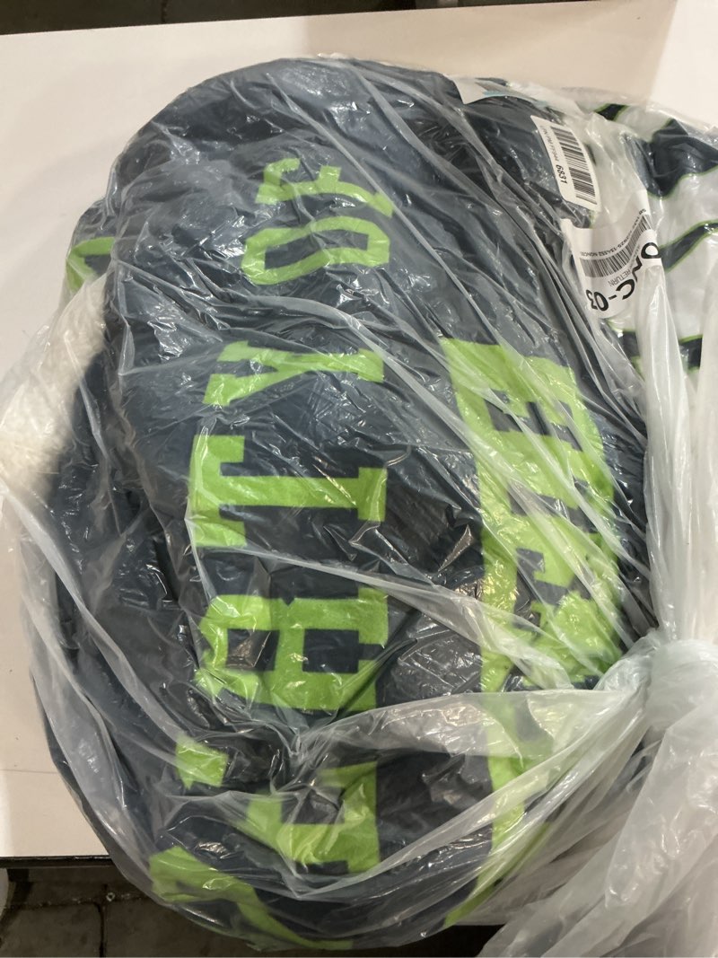 Condition photo showing New/Like New for FOCO NFL Unisex-Adult NFL Plush Throw Seattle Seahawks 60x70" Team Color