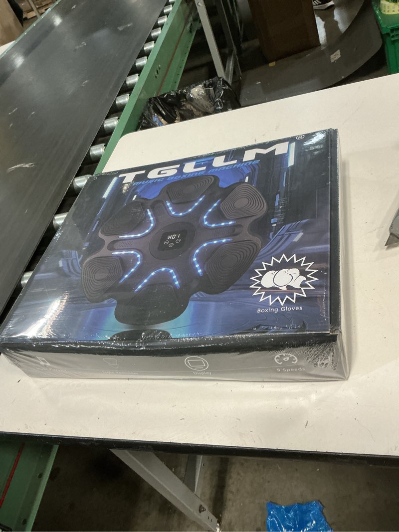 Condition photo showing New/Like New for Music Boxing Machine for Kids and Adults, Wall Mounted Bluetooth Punching Trainer with Boxing Gloves, Intelligent LED Boxing Target Workout Machine for Teenagers Boys Girls