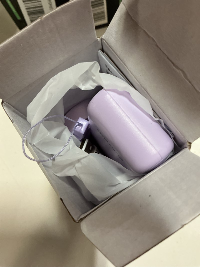 Condition photo showing Good Condition for playhot portable handheld turbo fan, 5-speed personal fan, usb-c rechargeable fan up to 12 hours, 3 in 1 hand fan with air turbo tech cooling, travel fan for cruise, beach, gifts for women(purple)