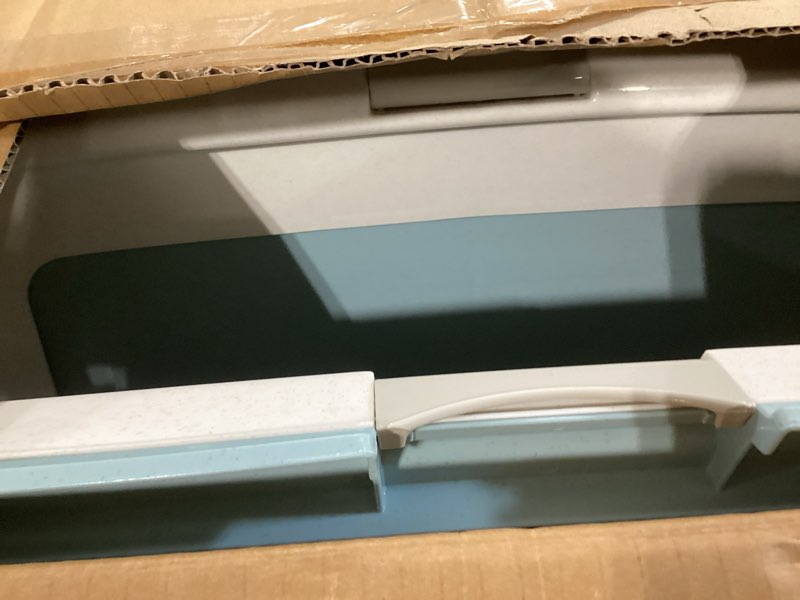 Condition photo showing Good Condition for iris usa pee pad holder - for large sized dog and puppy pee pads, secured latches, non-skid feet, high polish finish for easy cleaning, leak protection, fits 28"x34" pad or larger, square, blue 28" x 34" blue