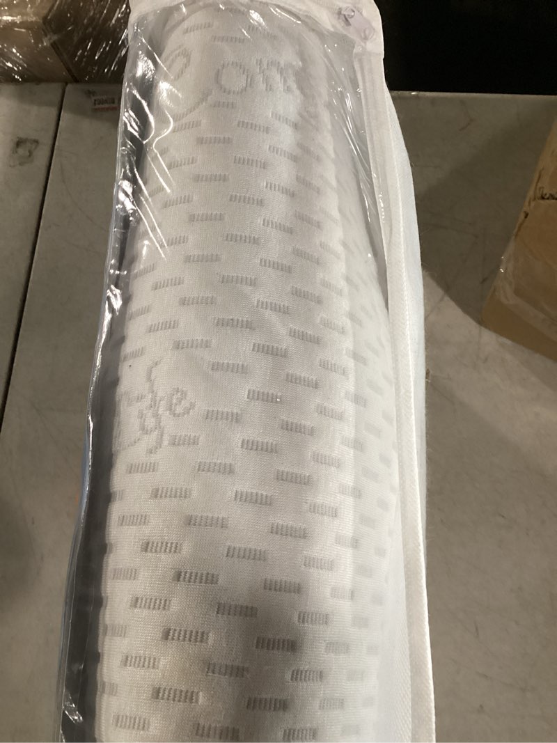 Condition photo showing Good Condition for ComfiLife Lumbar Support Pillow for Sleeping Memory Foam Pillow for Back Pain Relief - Side, Back and Stomach Sleepers- Triangle Wedge Bolster Pillow - Bed Rest Pillow (White, Standard) White Standard