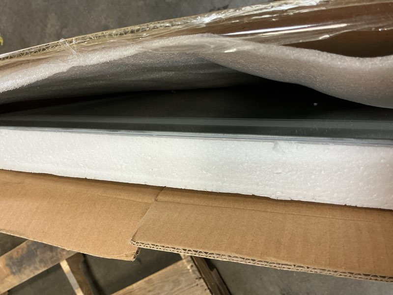 Condition photo showing Good Condition for 30"x22" led bathroom mirror with anti-fog, stepless dimmable lights, 3 color modes, shatter-proof tempered glass,waterproof design 30"l x 22"w