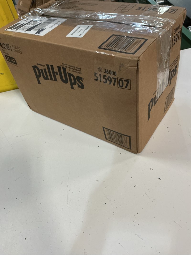 Condition photo showing New/Like New for pull-ups boys' potty training pants, size 3t-4t training underwear (32-40 lbs), 112 count 3t-4t 112