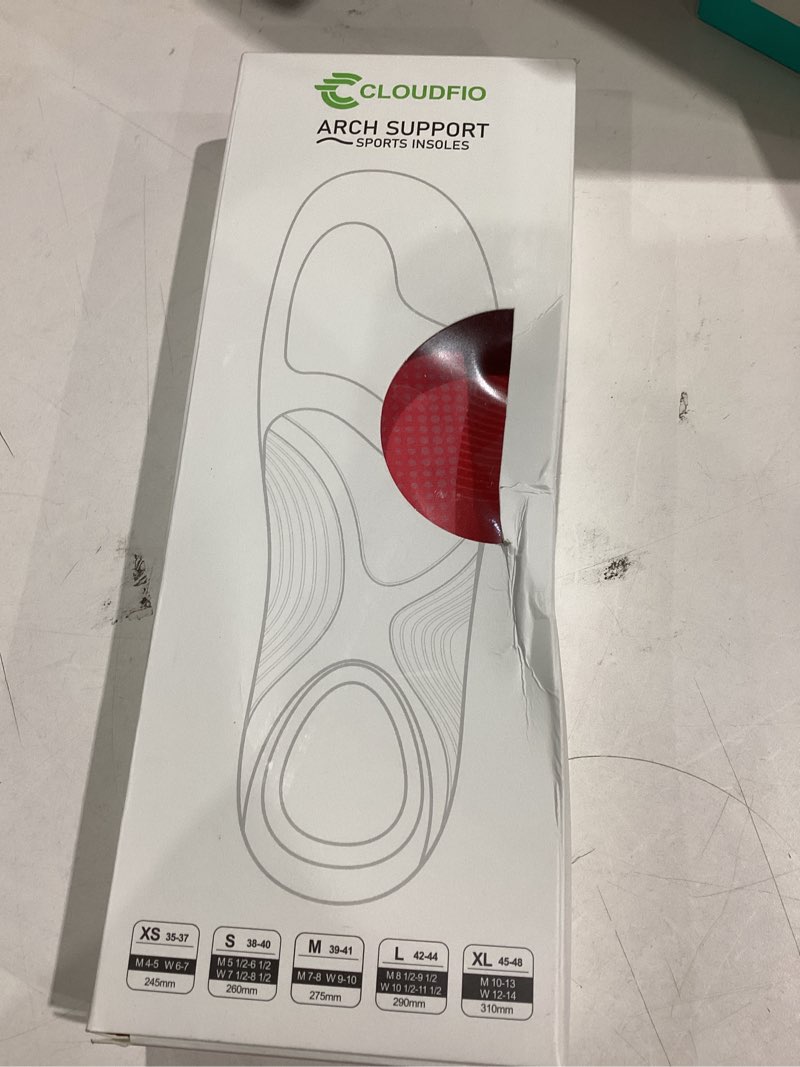 Condition photo showing Good Condition for Plantar Fasciitis Insoles for Men Women,High Arch Support for Pain Relief,Shoe Inserts Orthotic for Flat Feet,Work Boot Insoles for Shock Absorbing Inserts (Fit for Standing All Day) P-M Pink MEN 7-8|WOMEN 9-10(275mm)