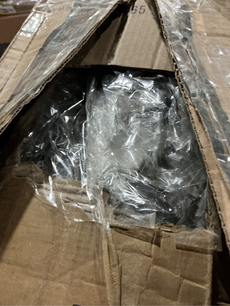 Condition photo showing As Is for 6 Panel Room Divider, 6FT Portable Room Dividers Folding Privacy Screens, 198" W Freestanding Fabric Divider for Room Separation, Partition Room Divider Panel for Dorm Home Studio Office, Grey Grey 33" - 6 Panel