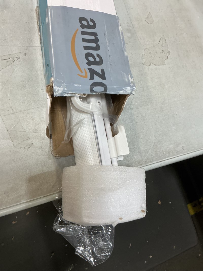 Condition photo showing As Is for ( color white)Babepai Retractable Baby Gates Extra Wide | 55\" Wide x 38\" Tall Dog Gates for Stairs | Indoor/Outdoo