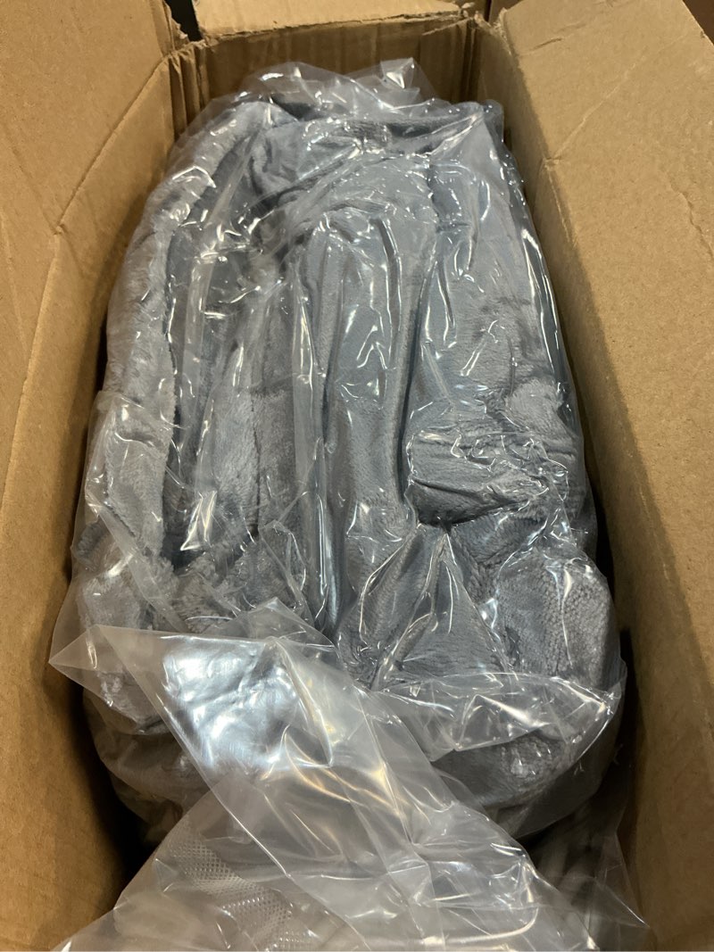 Condition photo showing New/Like New for Homemate Heated Electric Blanket Queen Size - 84"x90" Heating Bed Blanket Throw with 10 Heating Levels 8 Hours Auto Off Fast Heating Over-Heat Protection Ultra Soft Flannel ETL Certified, Grey Grey Queen 84"x90"