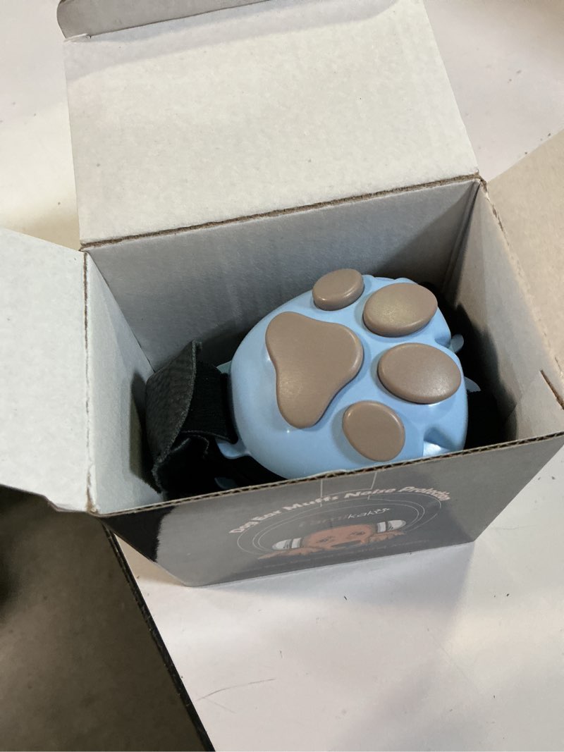 Condition photo showing Good Condition for upgraded dog ear muffs for noise protection - 22db nrr noise cancelling headphones with dog paw design, calming earmuffs for thunder, fireworks & hunting (xs, light blue-gray) x-small light blue-gray