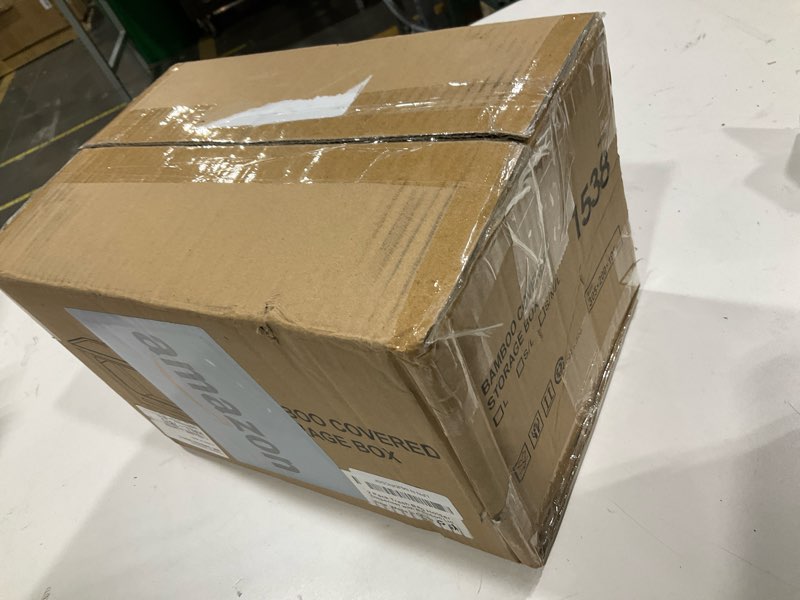 trash bag holder dispenser with bamboo lid, 2 pack clear stackable plastic grocery bag holder for home kitchen pantry countertop, medium & large wall mounted storage bins for onion potato storage