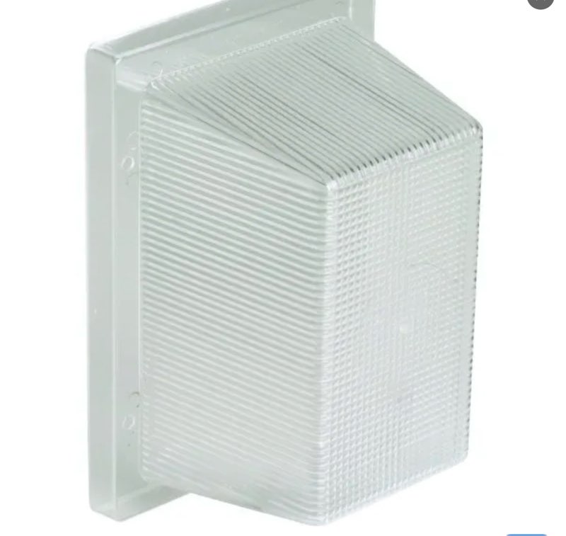 Clear lens of outdoor wall fixture 6” 24 pack