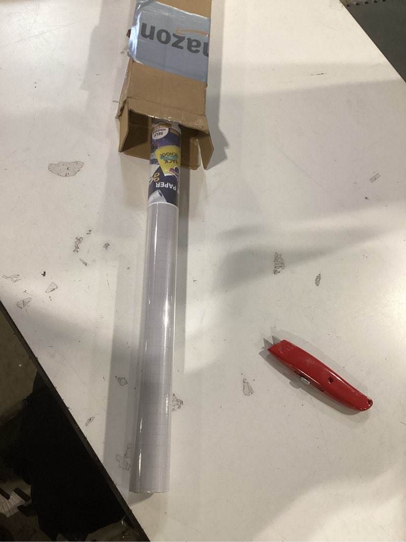 Condition photo showing Good Condition for COSNIGHT Clear Contact Paper Peel and Stick for Wall Protector 23.6in x 10ft/Roll, Clear Wall and Kitchen Cabinets Protector from Furniture 23.6"W x 118"L Clear