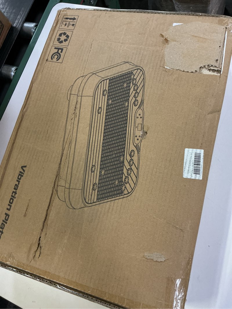 Condition photo showing Good Condition for Vibration Plate Exercise Machine, Vibrating Plate for Lymphatic Drainage, 400 Lbs Capacity 250 Speed Levels Whole Body Fat Burner Weight Loss Shake Board, Vibrate Platform Machine