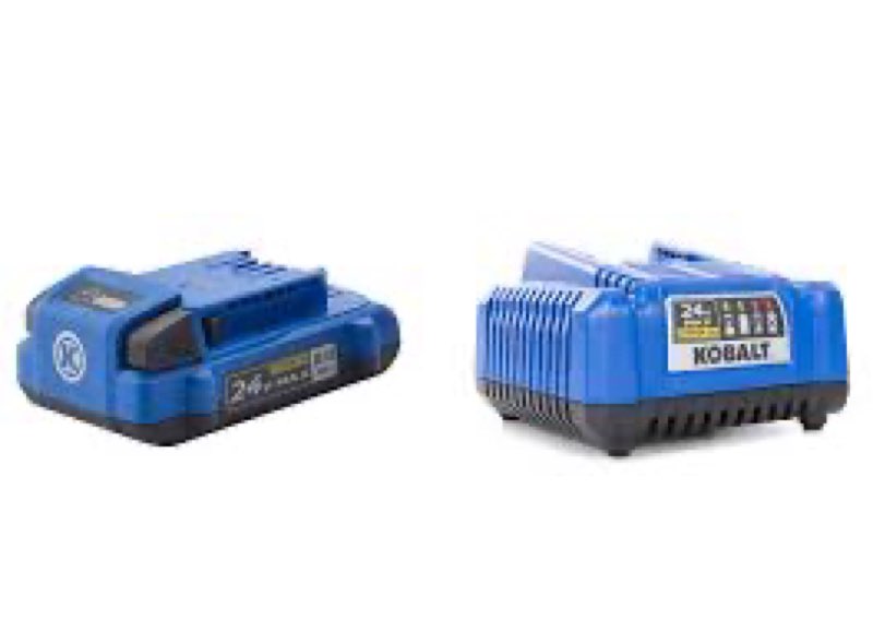 Kobalt 2.0 ah lithium ion battery and charger kit 