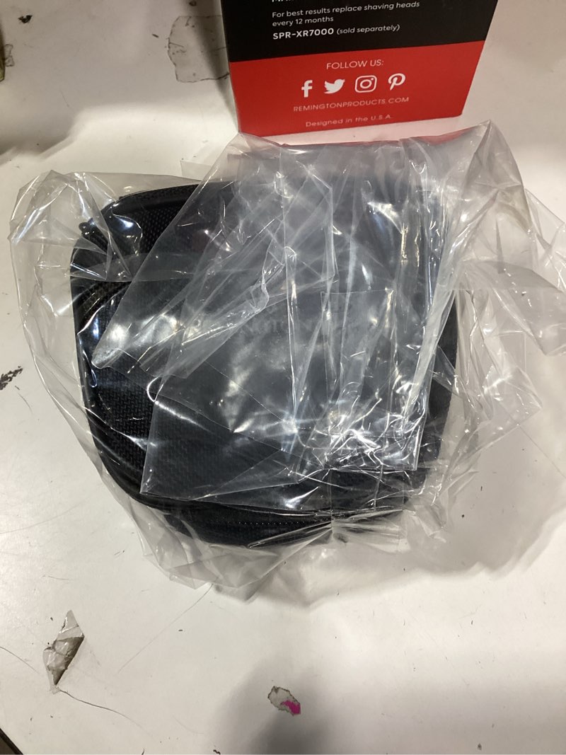Condition photo showing New/Like New for remington xr7000 balder pro rotary shaver rechargeable waterproof electric razor for men cordless lithium power 5 dual track flexing heads and pop-up trimmer black balder - xr7000a