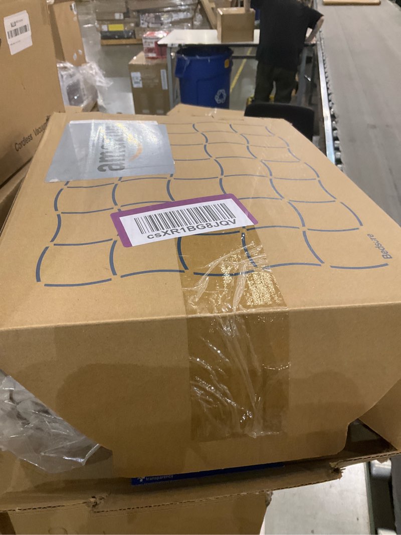 Condition photo showing As Is for Bedsure Full Comforter Set Linen - Bed in a Bag Full Size Bedding Set 7 Pieces, GentleSoft™ Pintuck Bed Set Gift for Family, Pinch Pleat All Season Comforter with Sheets, Pillowcases & Shams Full 04 - Linen