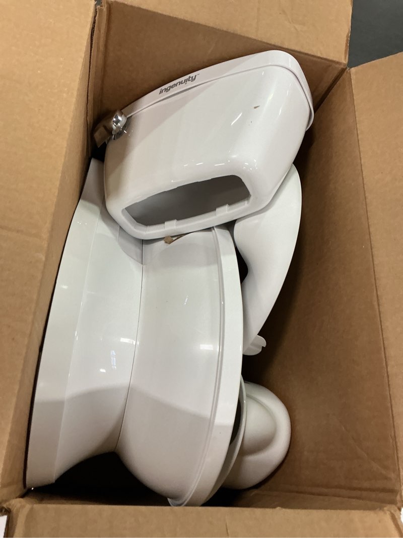 Condition photo showing As Is for Summer Infant by Ingenuity My Size Potty Pro in White, Toddler Potty Training Toilet, Lifelike Flush