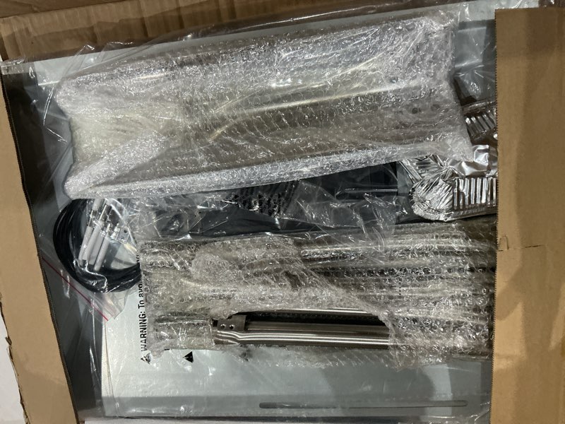 Condition photo showing Good Condition for adviace replacement parts for nexgrill 720-0888n 720-0888, grease tray drip pan & flame tamers, burner tubes and ignitor for nexgrill 5 burner 720-0888n gas grill 5 burner kit ss with drip pan