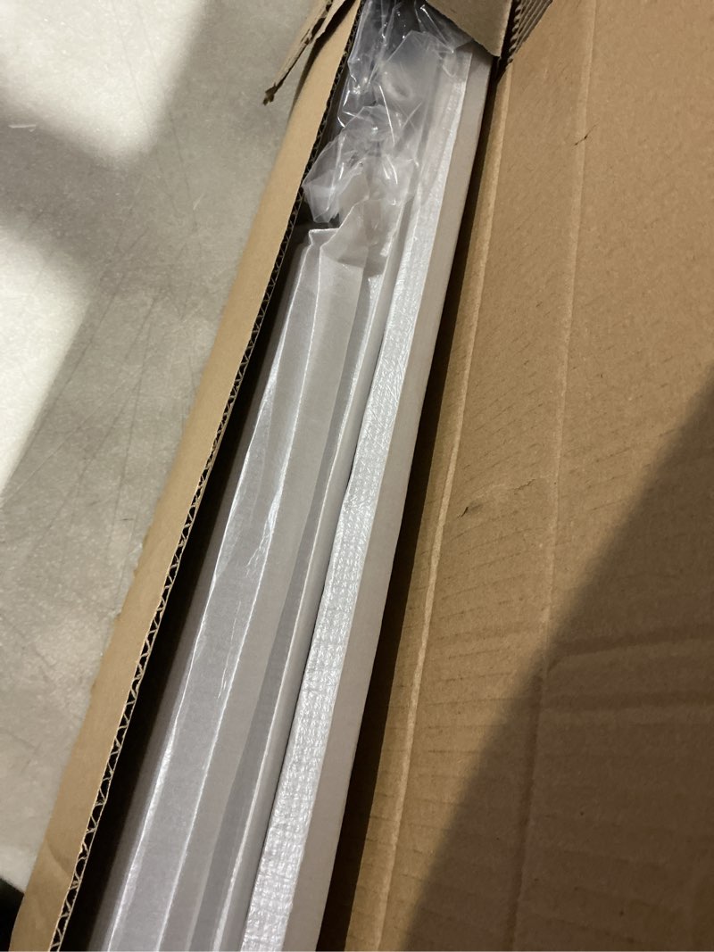 Condition photo showing Good Condition for Double Row Curtain Track Ceiling Mounted, Silent Heavy Duty Curtain Track System, Sliding Rails for Curtains, Room Divider for Bedroom Living Room Hospital (White, 2.6m(8.5ft)) 2.6m(8.5ft ) White