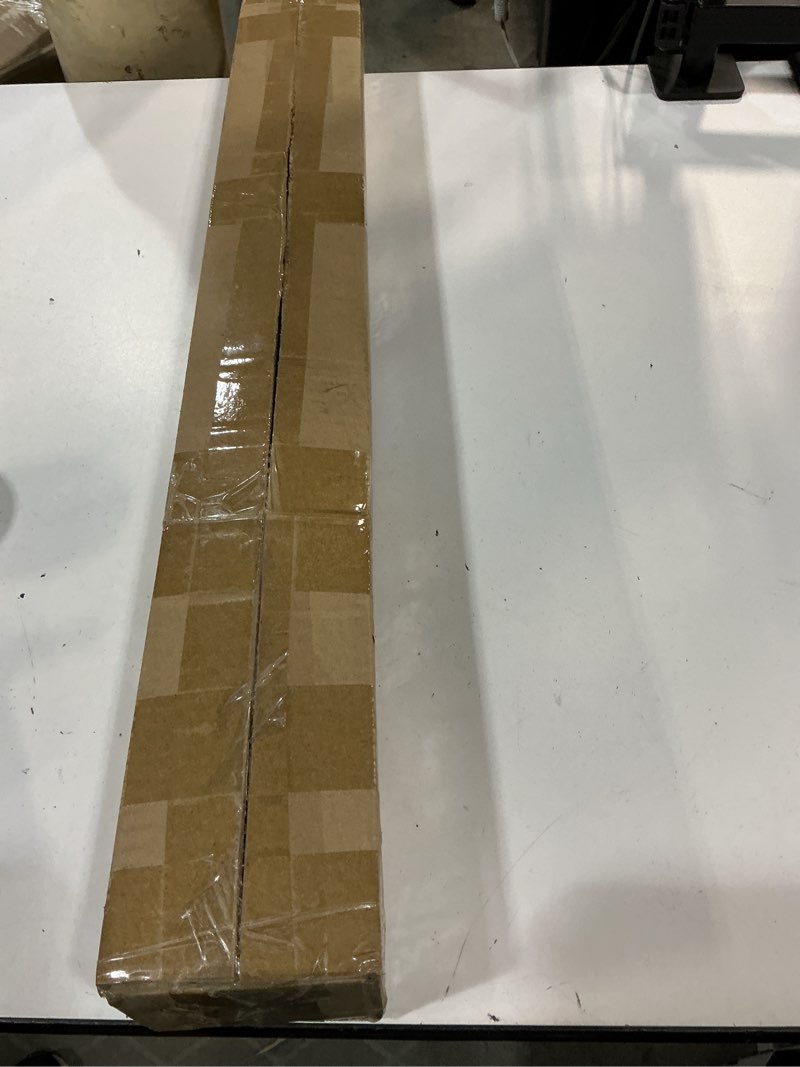 Condition photo showing Good Condition for curtain single track wall mounted, roman rod for windows, heavy duty drapery rail with aluminum bracket, silent curtain rails system for room divider living room bedroom hospital (black, 1.5m(4.9ft) 1.5m(4.9ft) black