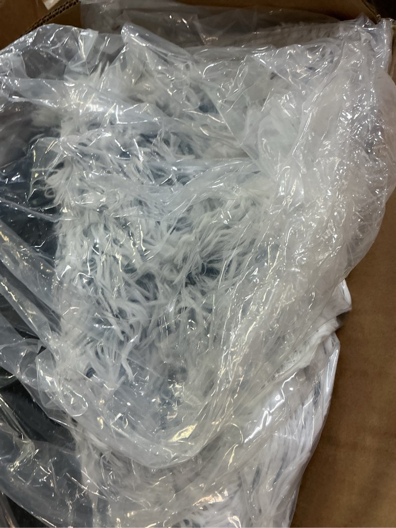 Condition photo showing Good Condition for sweetcrispy donut dog bed, xl large round calming cat bed with washable waterproof cushion, anti-anxiety & anti-slip fluffy cuddle cozy faux fur plush for pet puppy indoor sleeping (37.4"x37.4", gery) grey donut-37.4×37.4×6.7 in