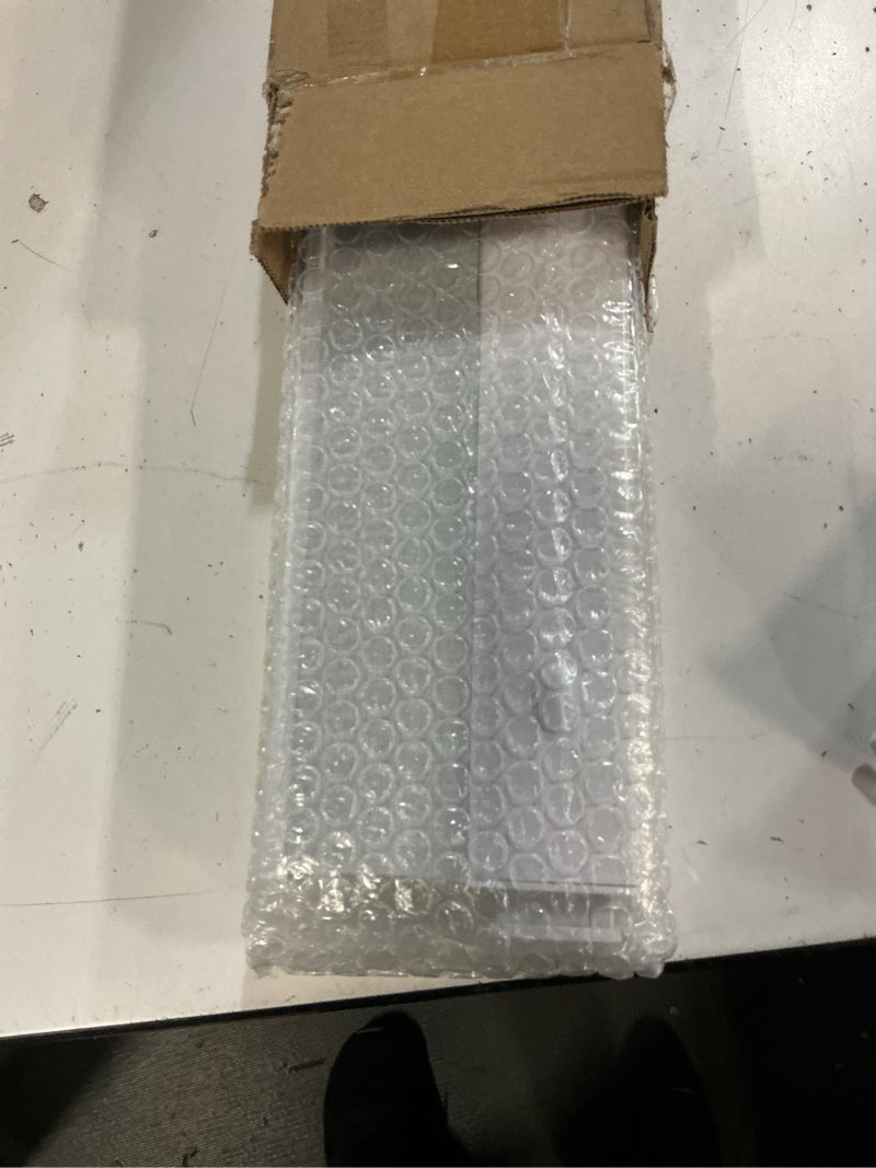 Condition photo showing Good Condition for seeye no drill cordless cellular shades, blackout honeycomb blinds for indoor window,thermal insulated noise reduction, easy install for bedroom, living room, office, white (20" w x 64" h) white-blackout 20"w x 64"h