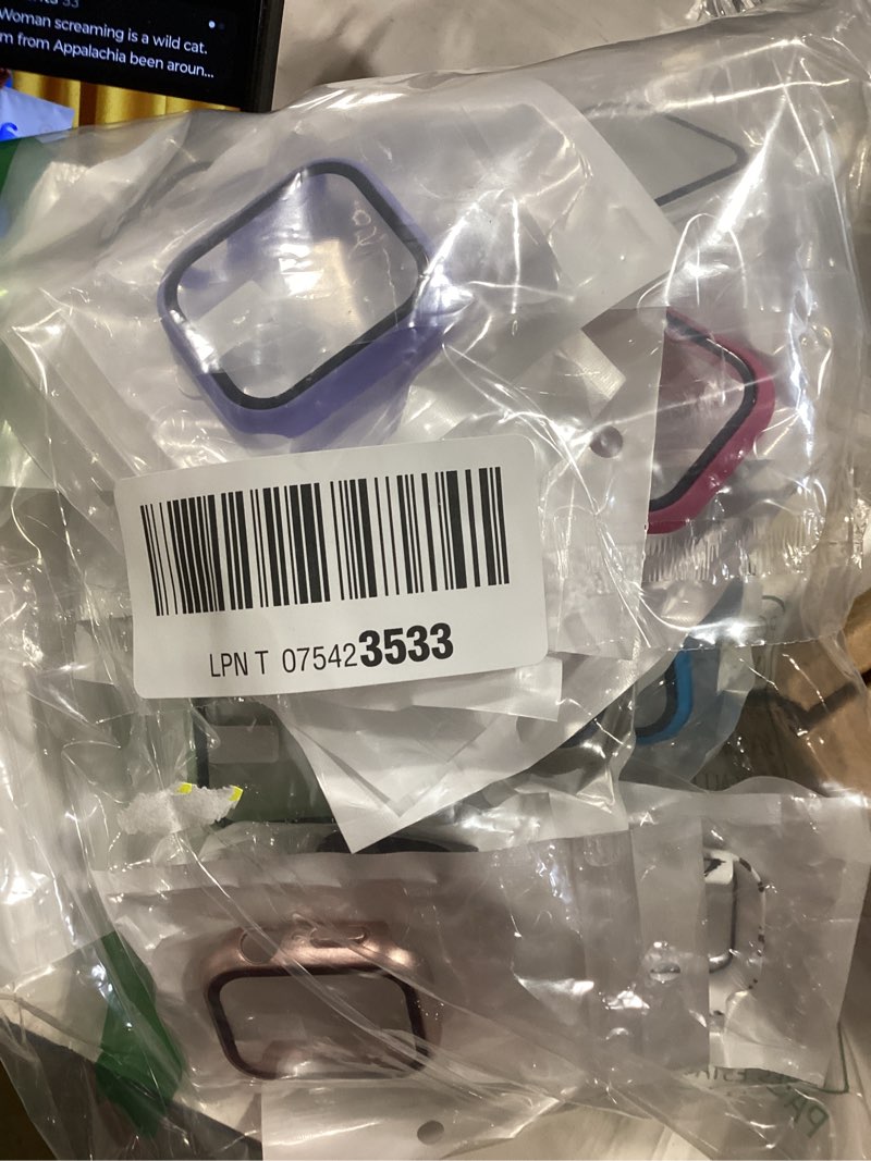 Condition photo showing New/Like New for sieral 24 pack watch case with tempered glass screen protector compatible with iwatch 44mm series se