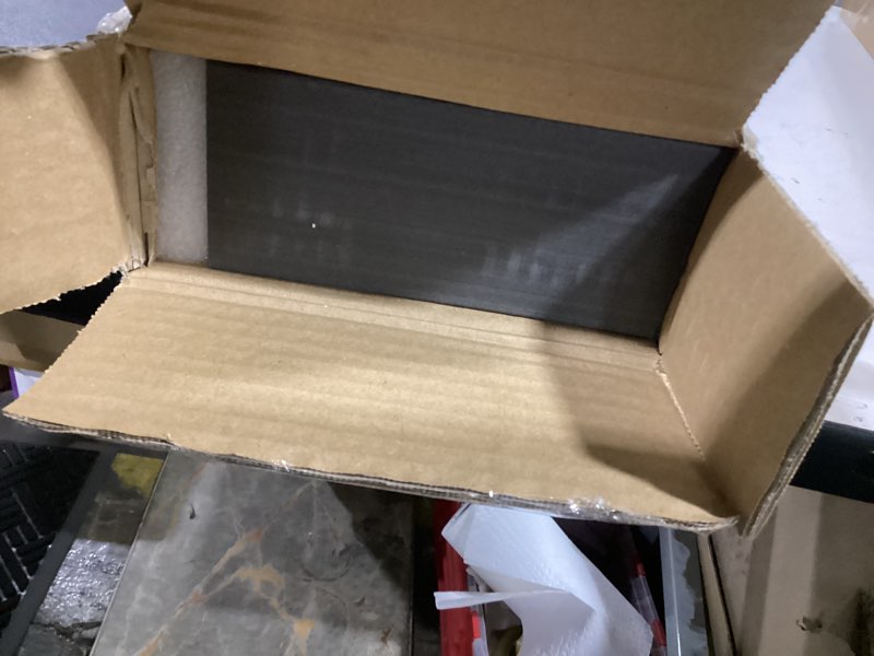 Condition photo showing New/Like New for chicology faux wood blinds, window blinds, wood blinds, window shades, window treatments, blinds & shades, window shades for home, wooden blinds, basic white, 21" w x 48" h 21"w x 48"h basic white