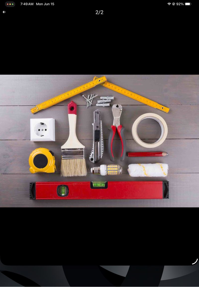 as sorted home improvement lot (small tools, screw, home accessories, etc.)