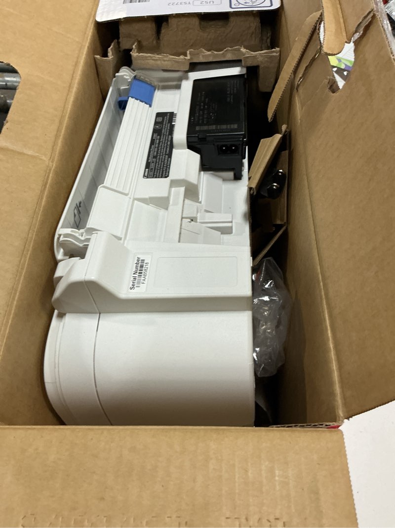 Condition photo showing As Is for pixma ts3722 wireless all-in-one home printer with scanner and copier, with pg-275 and cl-276 inks