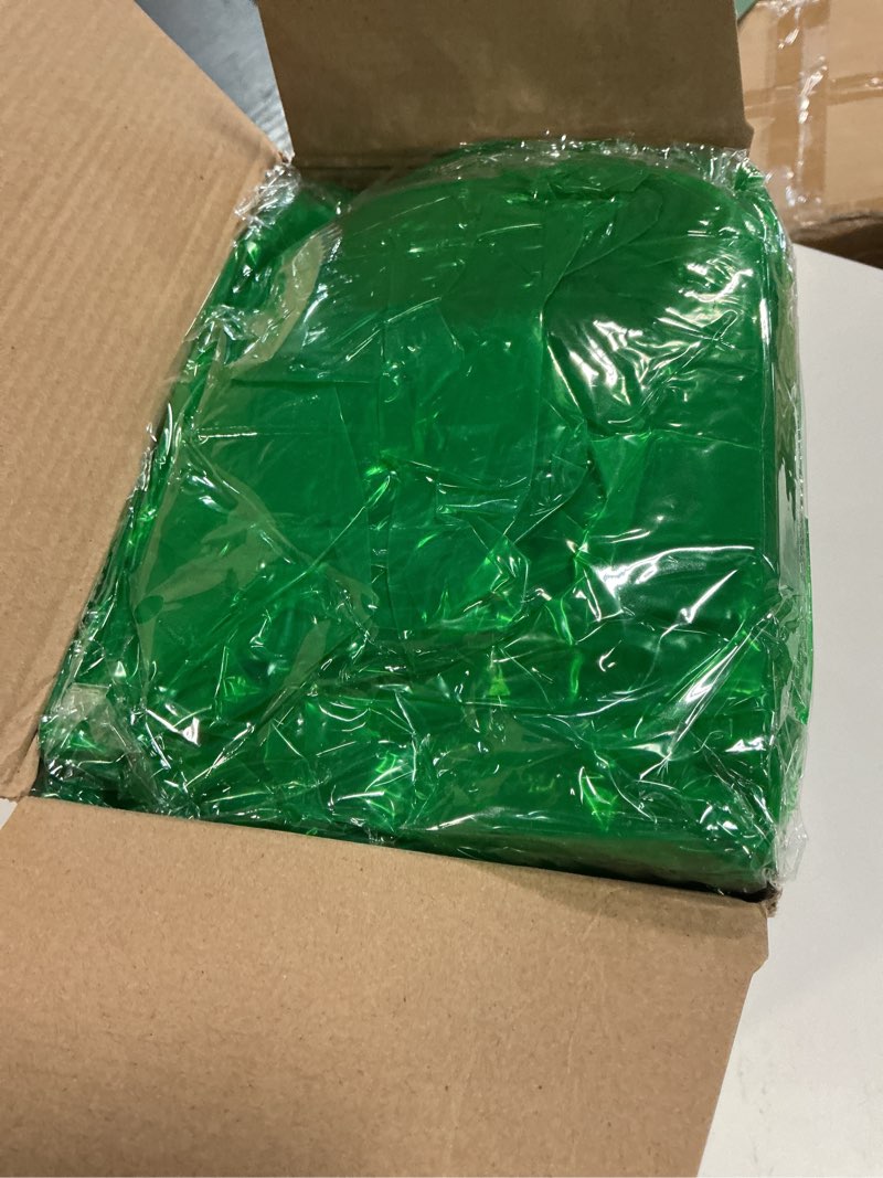 Condition photo showing New/Like New for boao 12 pcs plastic table cloths disposable for parties picnic table covers with fall elastic fitted elastic cover rectangle waterproof for thanks giving christmas picnic(6 ft, 72 x 30 inch,green) 6 ft, 72 x 30 inch green