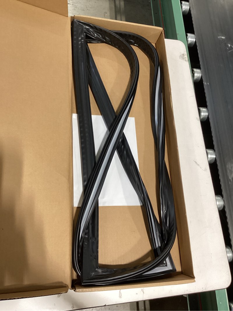 upgraded 242193214 refrigerator door gasket seal replacement, 42.13"x28.3" black, compatible with fr