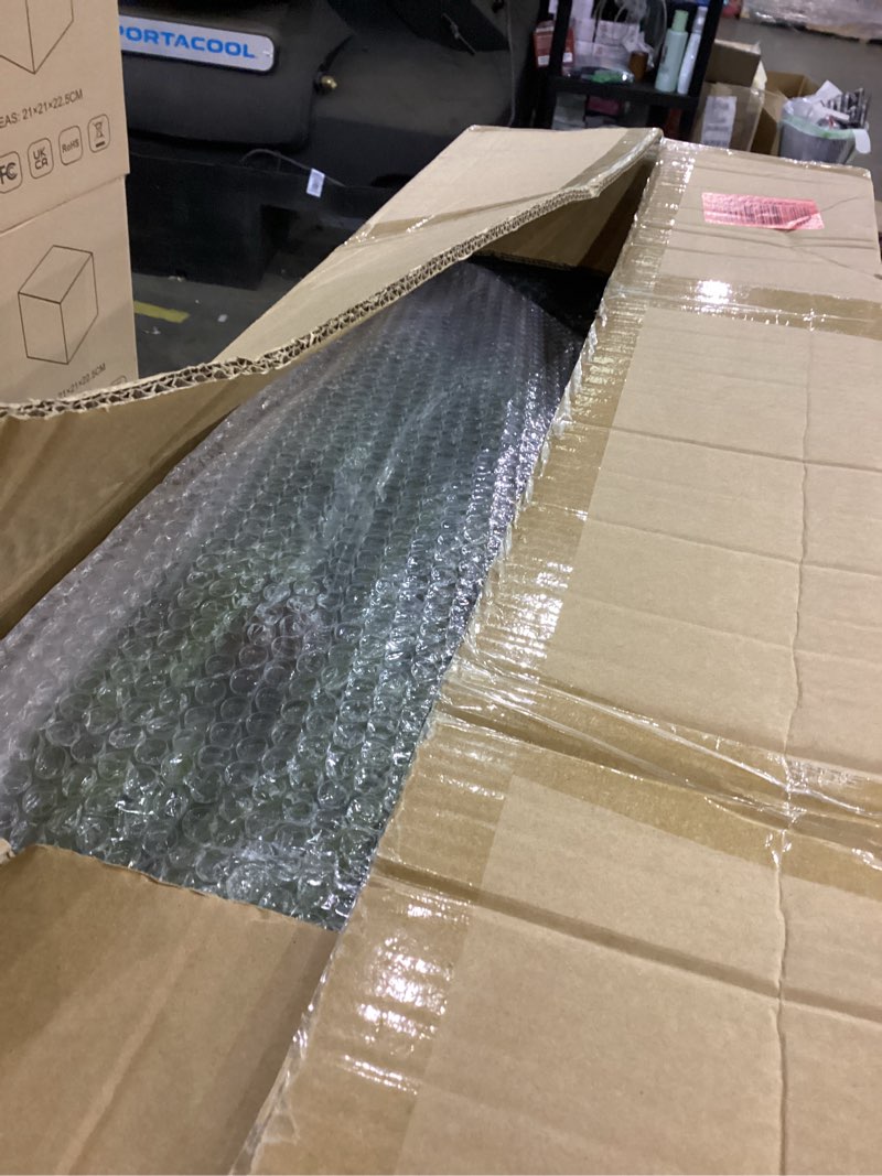 Condition photo showing New/Like New for 39” Crooked Top Christmas Tree with Pine Cones, Artificial Norfolk Pine Tree for Front Porch Stairs Indoor Outdoor Holiday Christmas Decor Xmas Decorations