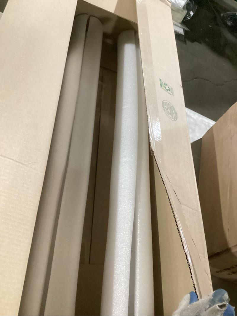 Condition photo showing Good Condition for patikil pipe insulation foam tube, 2 pack heat preservation foam pipe outdoor wrap pipe covers 1-3/5" (40mm) id x 2-3/4" (70mm) od x 6.6 ft for handle grip hvac units, white 1-3/5"x2-3/4"x6.6ft