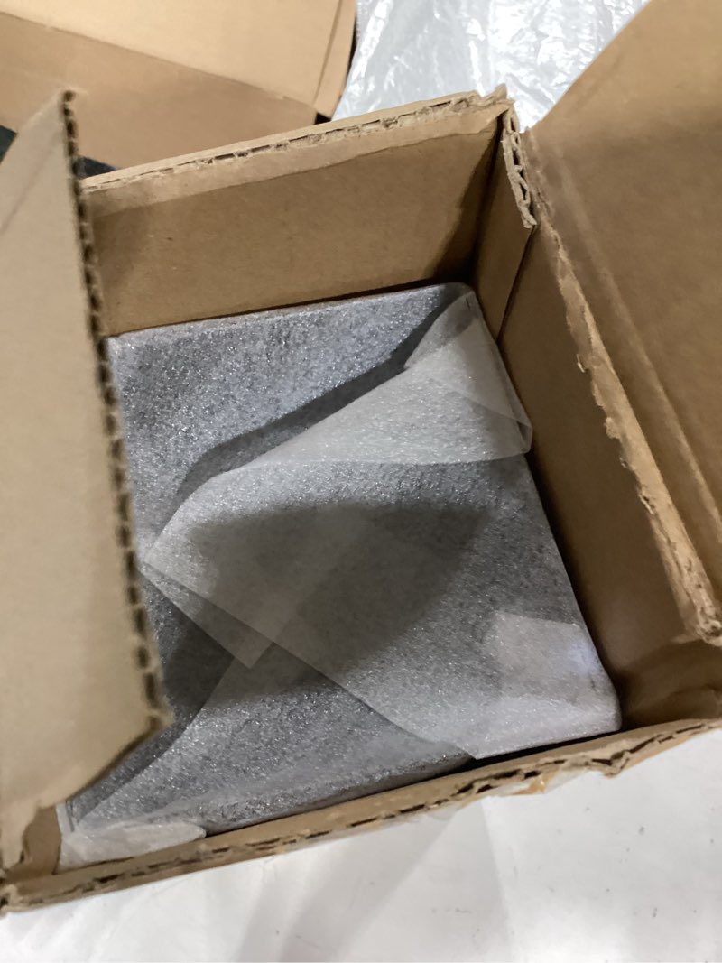 Condition photo showing Good Condition for pelopy 10 pcs 4 x 4" flat pyramid post cap for true 3-1/2" x 3-1/2" wood posts black galvanized powder coated steel weatherproof caps cover for decks, porches, or corridors mailbox 3-1/2" flat 10