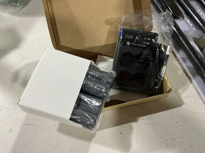 Condition photo showing Good Condition for firstpower bp-511 bp-511a battery 2-pack 2200mah and dual usb charger for canon eos 5d 10d 20d 20da 30d 40d 50d 300d d30 d60 and more camera
