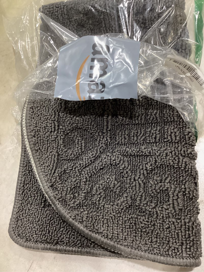 Condition photo showing Good Condition for cosy homeer 32x20 inch anti fatigue kitchen rug mats are made of 100% polypropylene half round rug cushion specialized in anti slippery and machine washable (32x20in grey 1pc) … grey 1'8" x 2'8" (semicircular)