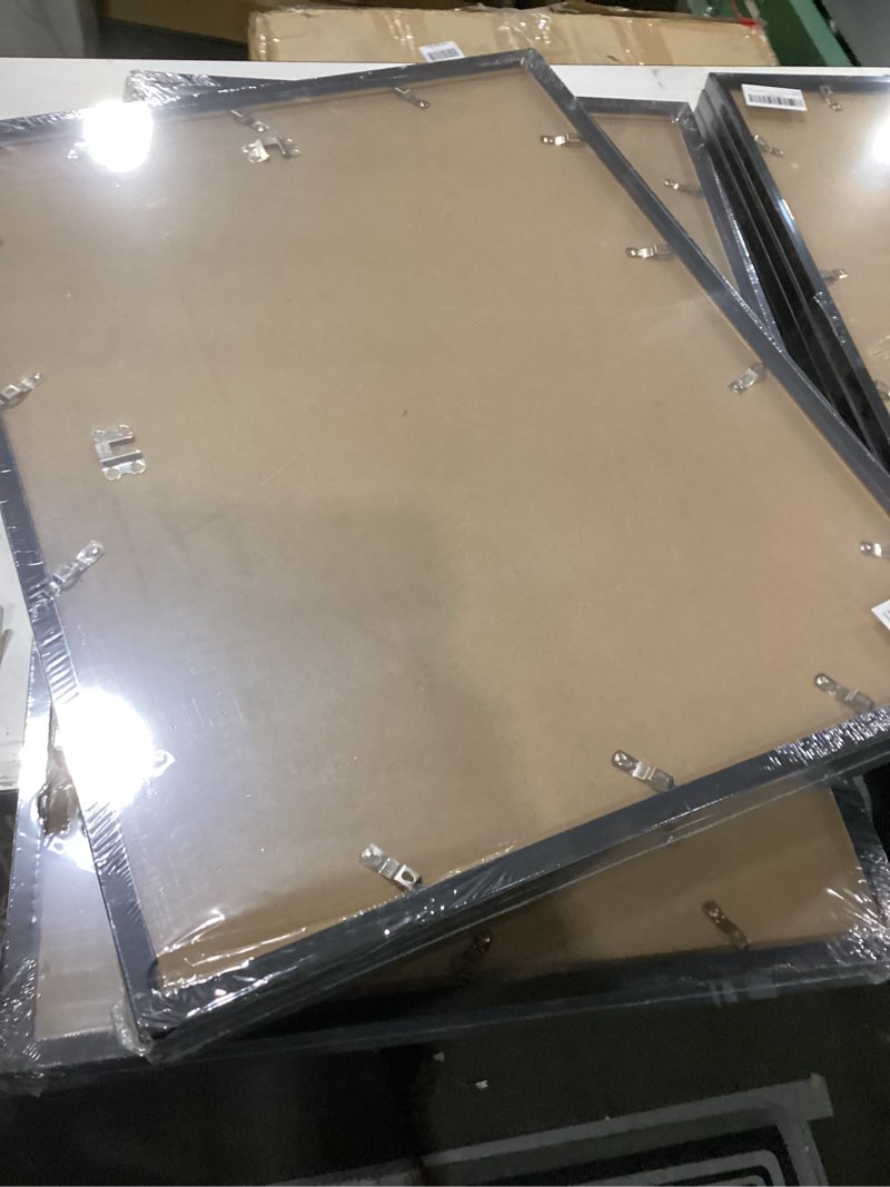 Condition photo showing New/Like New for 15x23 Picture Frame, Black Frame for 15 x 23 Inch Picture Poster Photo, Light Weight and High Transparent 15 by 23 Frame for Wall - 1 Pack/Black/15 x23 1 15x23